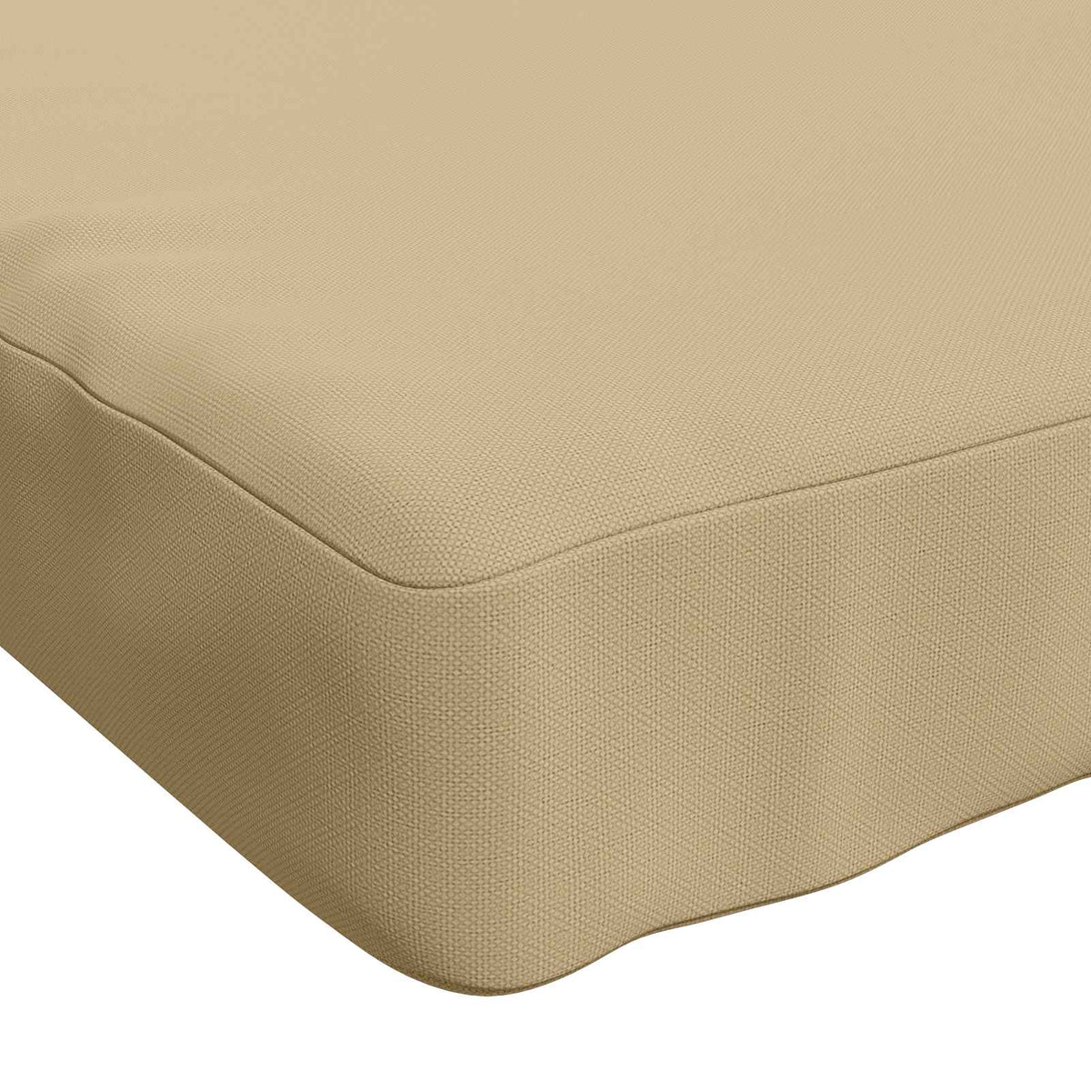 vidaXL Poduszka na ławkę SOEST 100% poliester Beżowy 110 x 50 x 5 cm