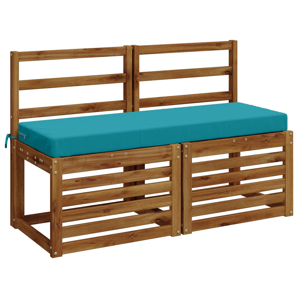 vidaXL Poduszki na ławkę 2-częściowe SOEST 2 szt. 100% poliester