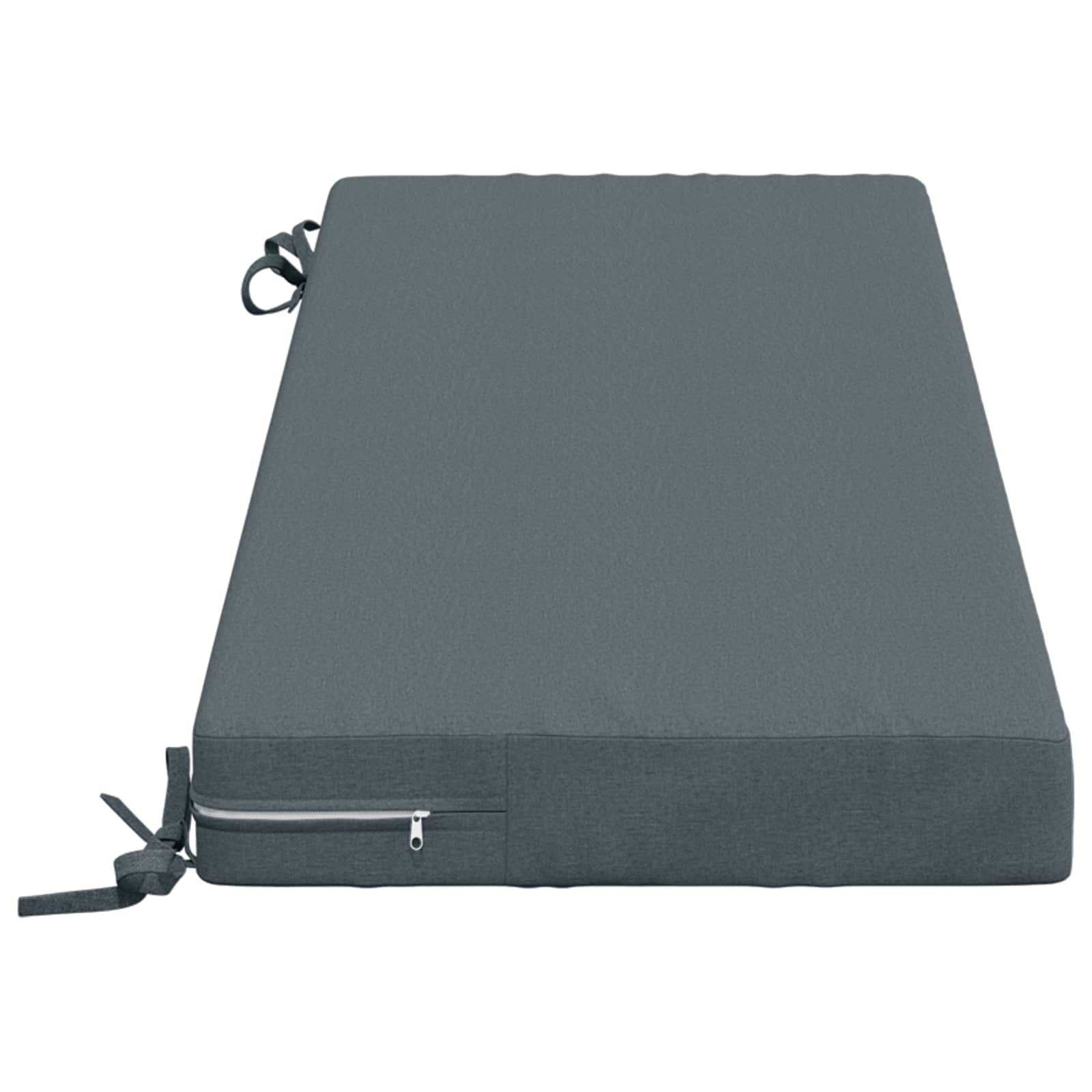 vidaXL Poduszka na ławkę SOEST 100% poliester niebieski