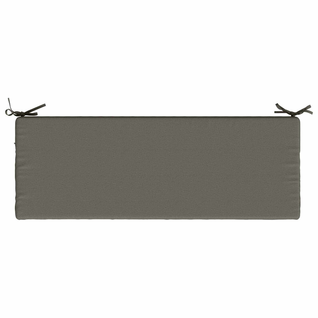 vidaXL Poduszka na ławkę SOEST 100% poliester Szary 110 x 40 x 8 cm