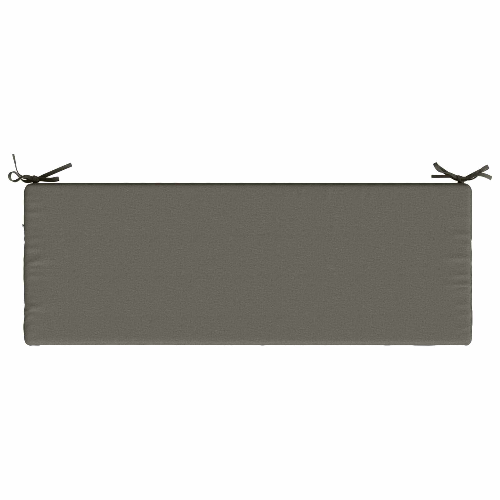 vidaXL Poduszka na ławkę SOEST 100% poliester Szary 110 x 40 x 8 cm