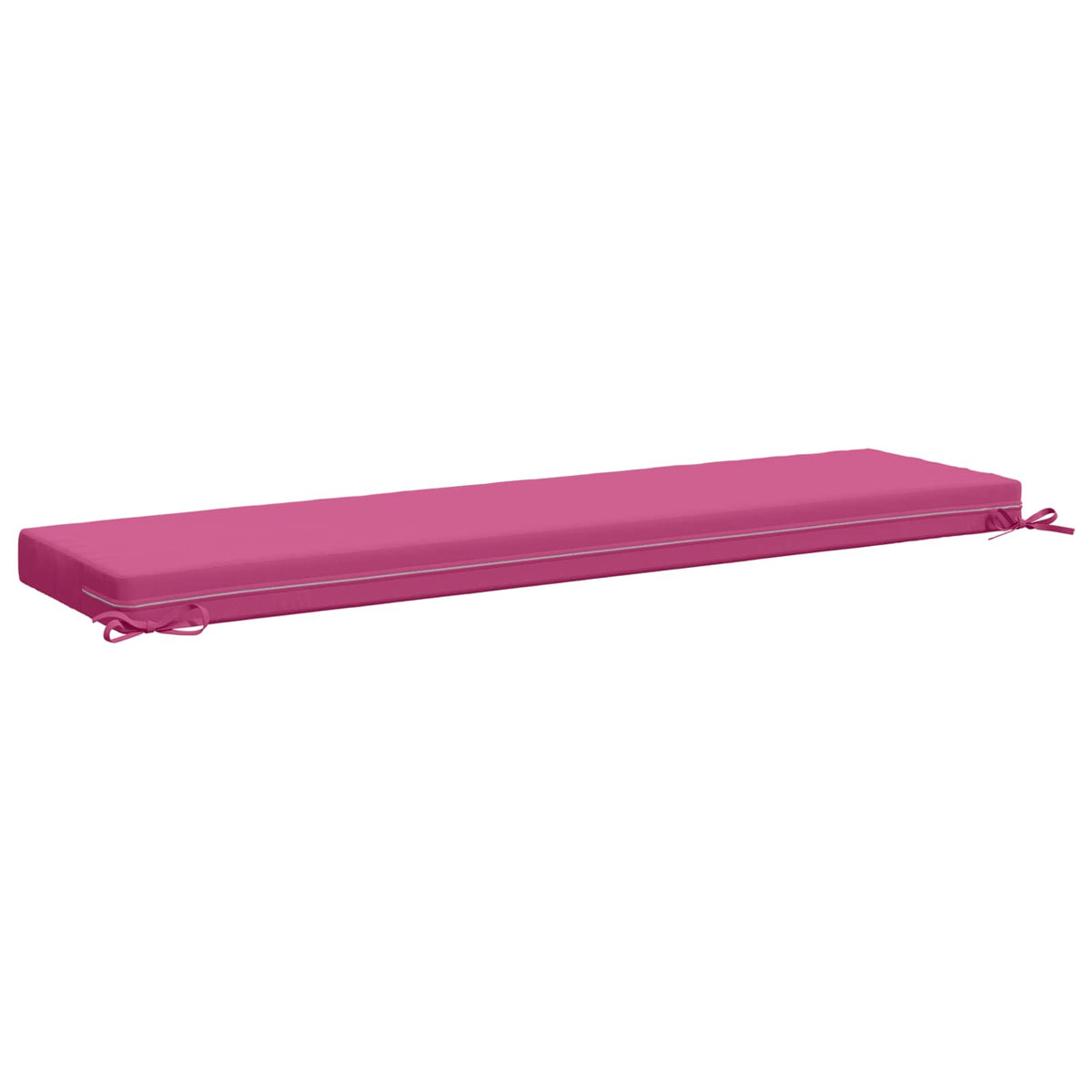 vidaXL Poduszka na ławkę SOEST 100% poliester różowy 150 x 40 x 8 cm