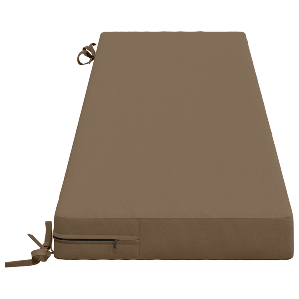vidaXL Poduszki na ławkę 2-częściowe SOEST 2 szt. 100% poliester