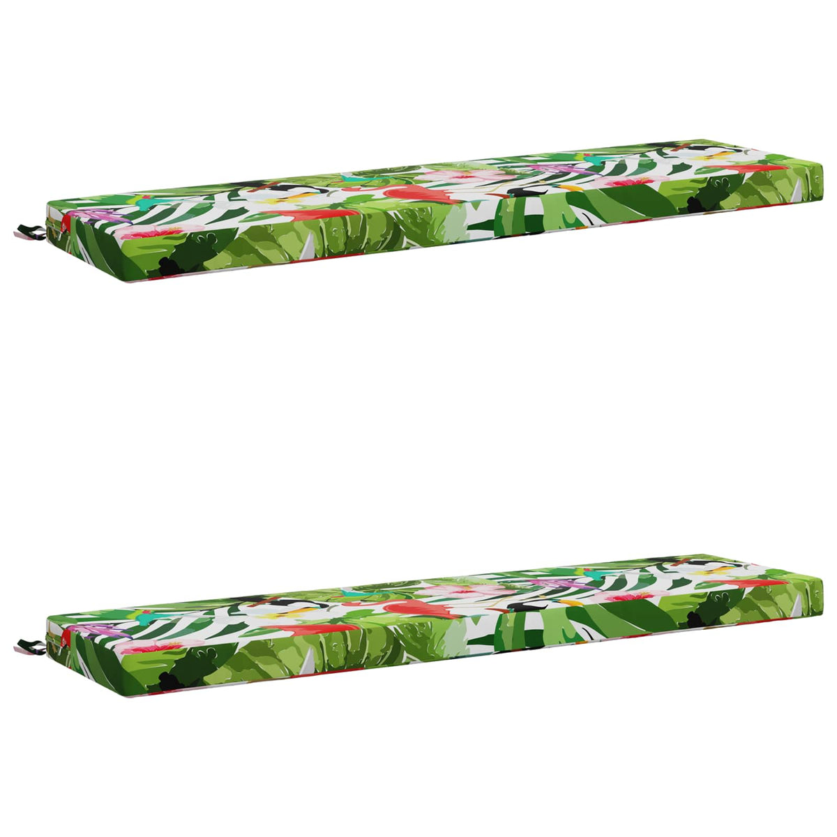 vidaXL Poduszki na ławkę 2-częściowe SOEST 2 szt. 100% poliester