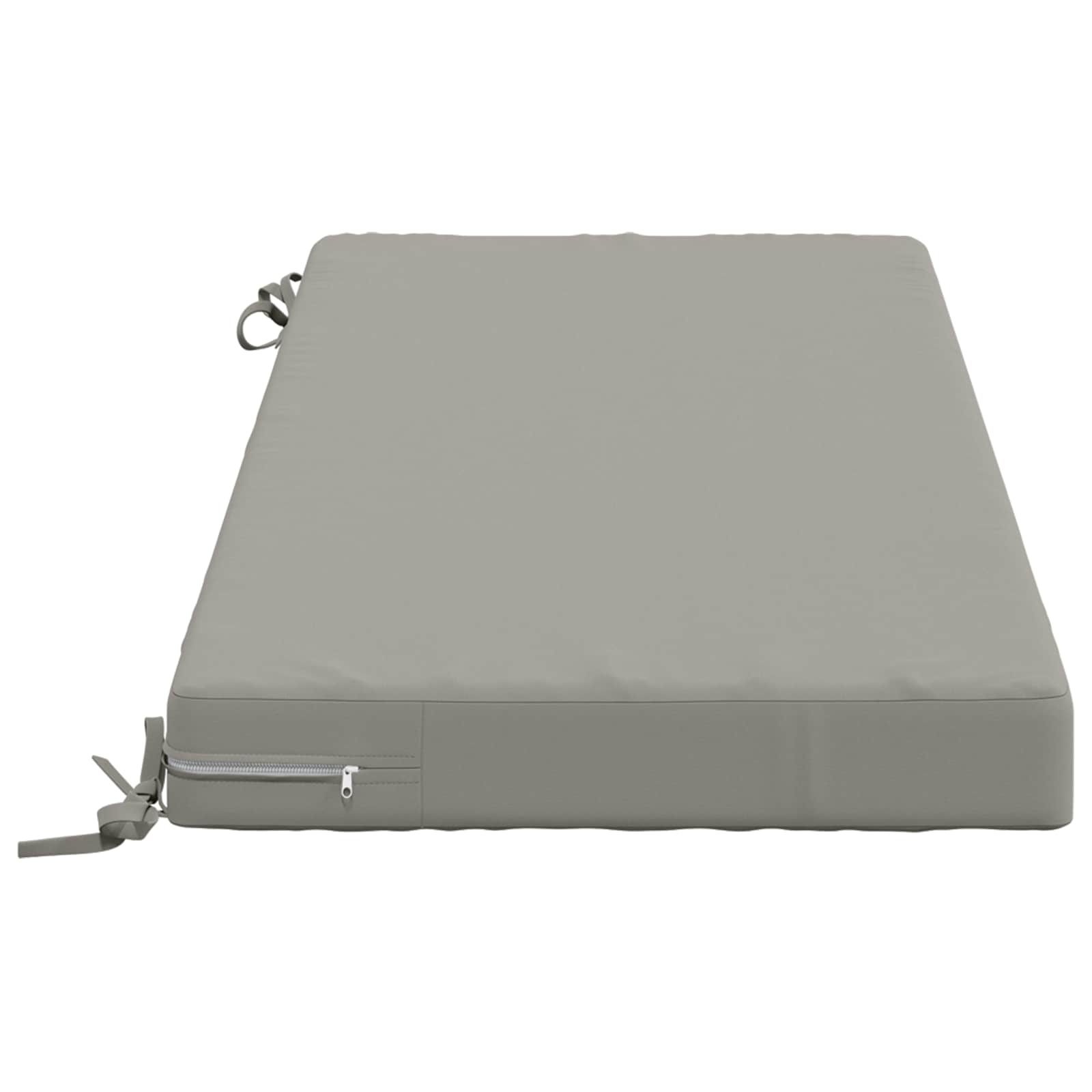 vidaXL Poduszki na ławkę 2-częściowe SOEST 2 szt. 100% poliester Szary