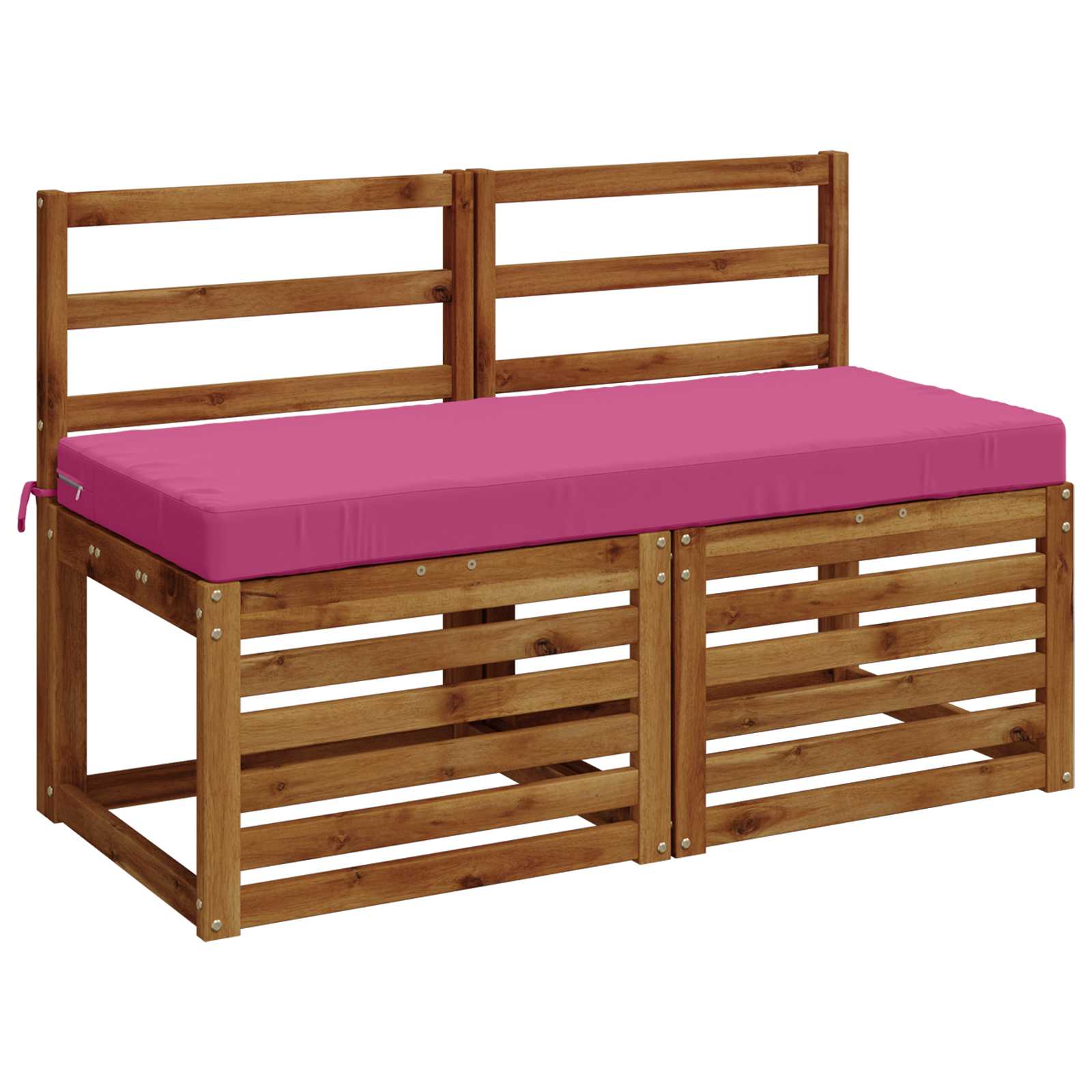 vidaXL Poduszki na ławkę 2-częściowe SOEST 2 szt. 100% poliester