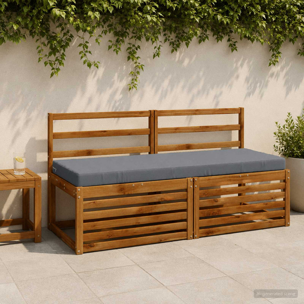 vidaXL Poduszka na ławkę SOEST 100% poliester niebieski