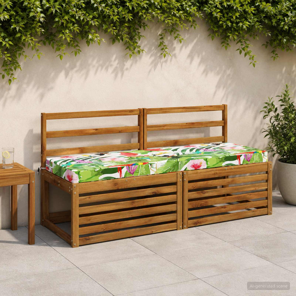 vidaXL Poduszki na ławkę 2-częściowe SOEST 2 szt. 100% poliester