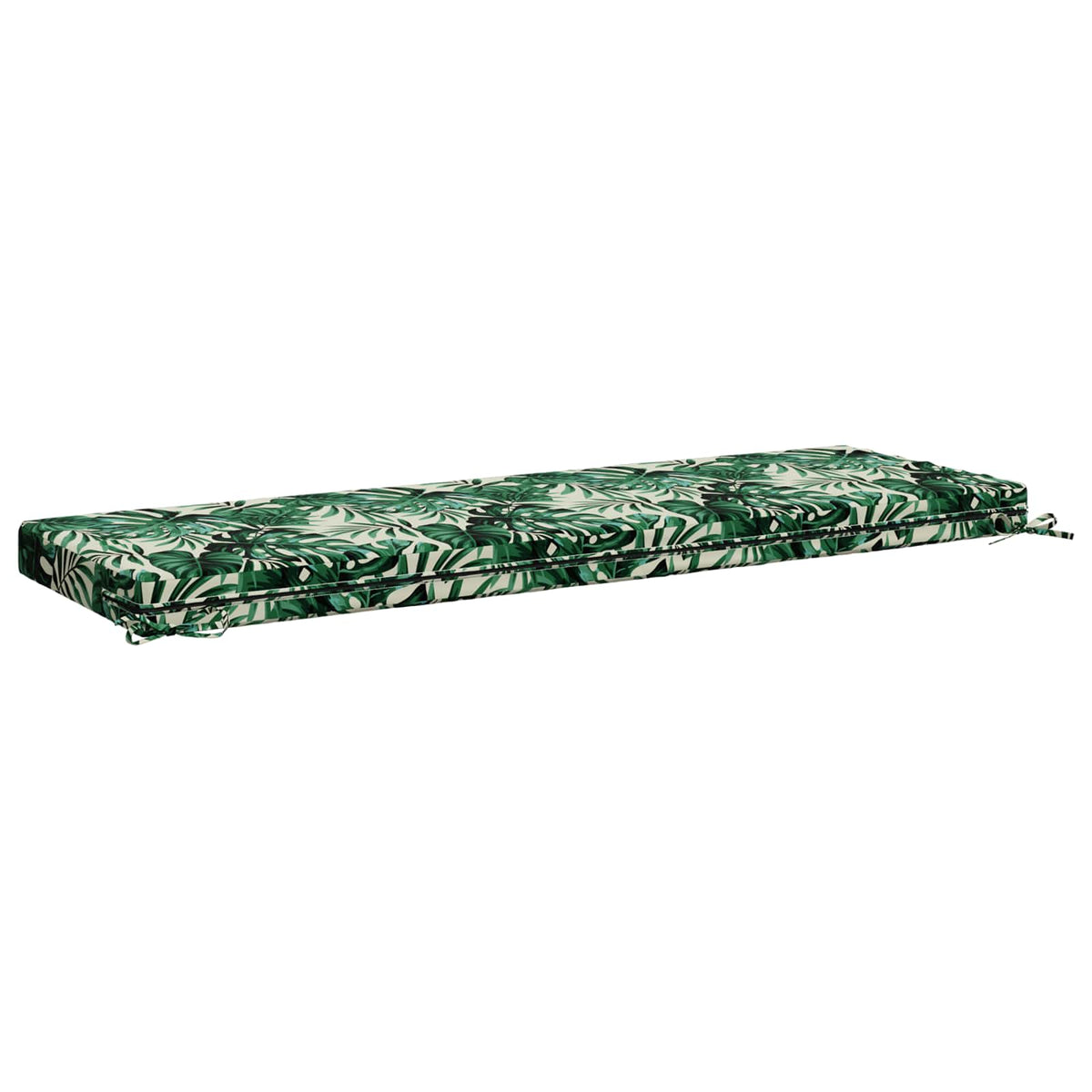 vidaXL Poduszka na ławkę SOEST 100% poliester motyw liści
