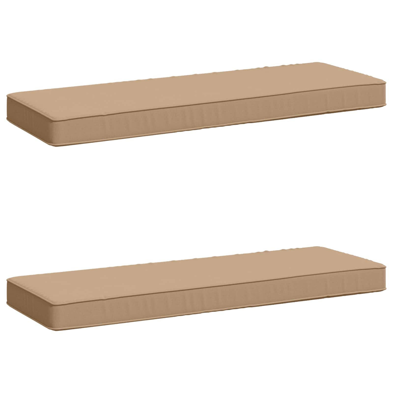 vidaXL Poduszki na ławkę 2-częściowe VUGHT 2 pcs 100% poliester