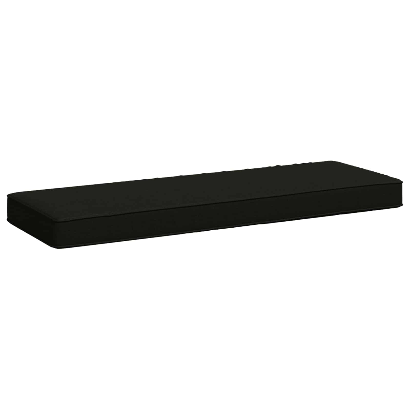vidaXL Poduszki na ławkę 2-częściowe VUGHT 2 pcs 100% poliester Czarny