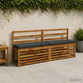 vidaXL Poduszka na ławkę 1-częściowa VUGHT 100% poliester antracytowy
