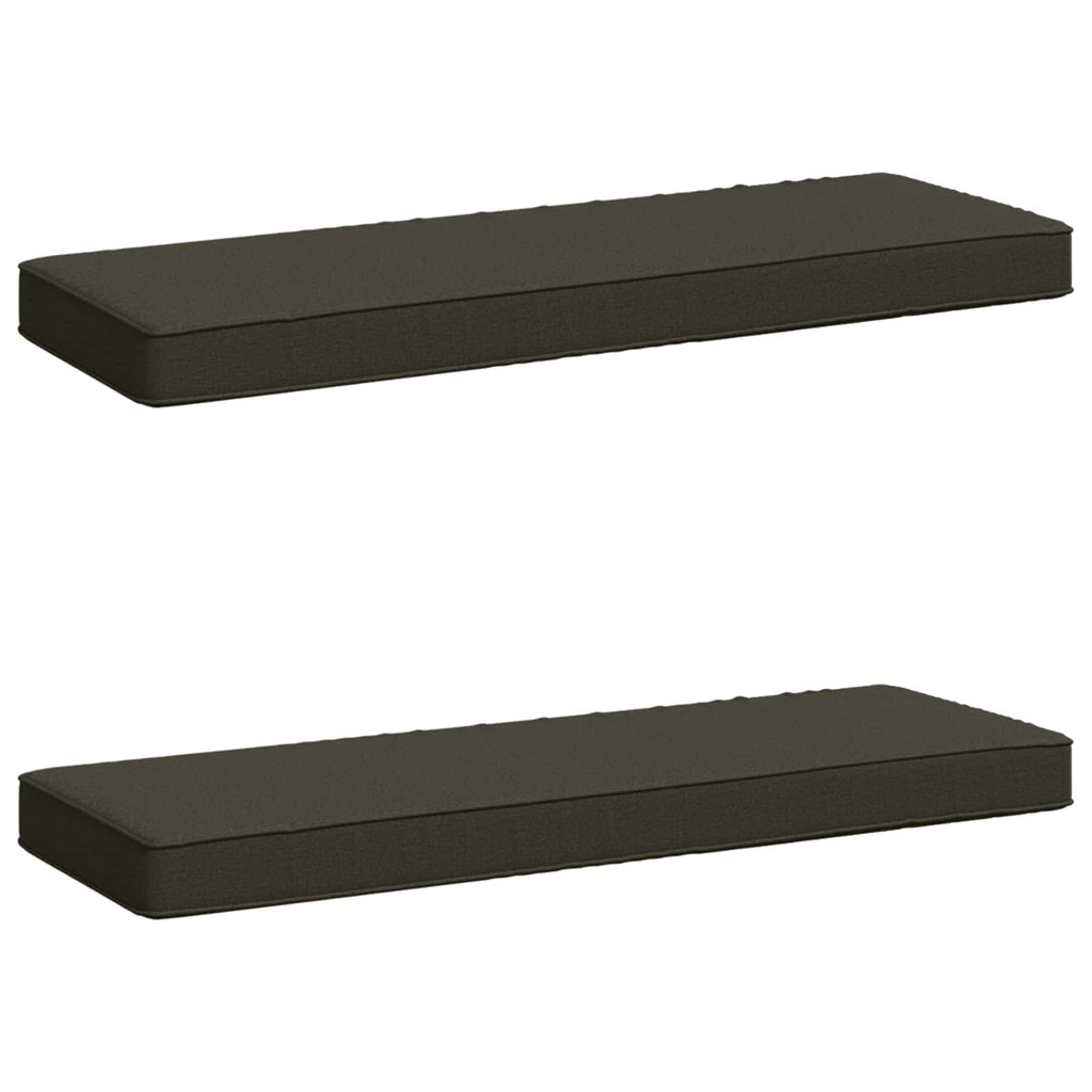 vidaXL Poduszki na ławkę 2-częściowe VUGHT 2 pcs 100% poliester