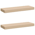 vidaXL Poduszki na ławkę 2-częściowe VUGHT 2 pcs 100% poliester