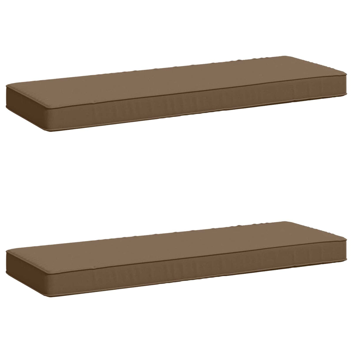 vidaXL Poduszki na ławkę 2-częściowe VUGHT 2 pcs 100% poliester