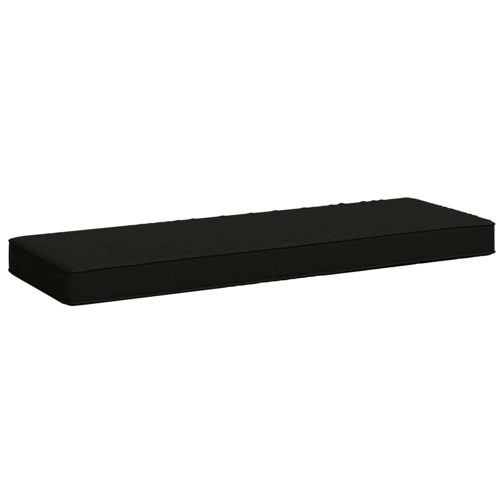 vidaXL Poduszki na ławkę 2-częściowe VUGHT 2 pcs 100% poliester Czarny