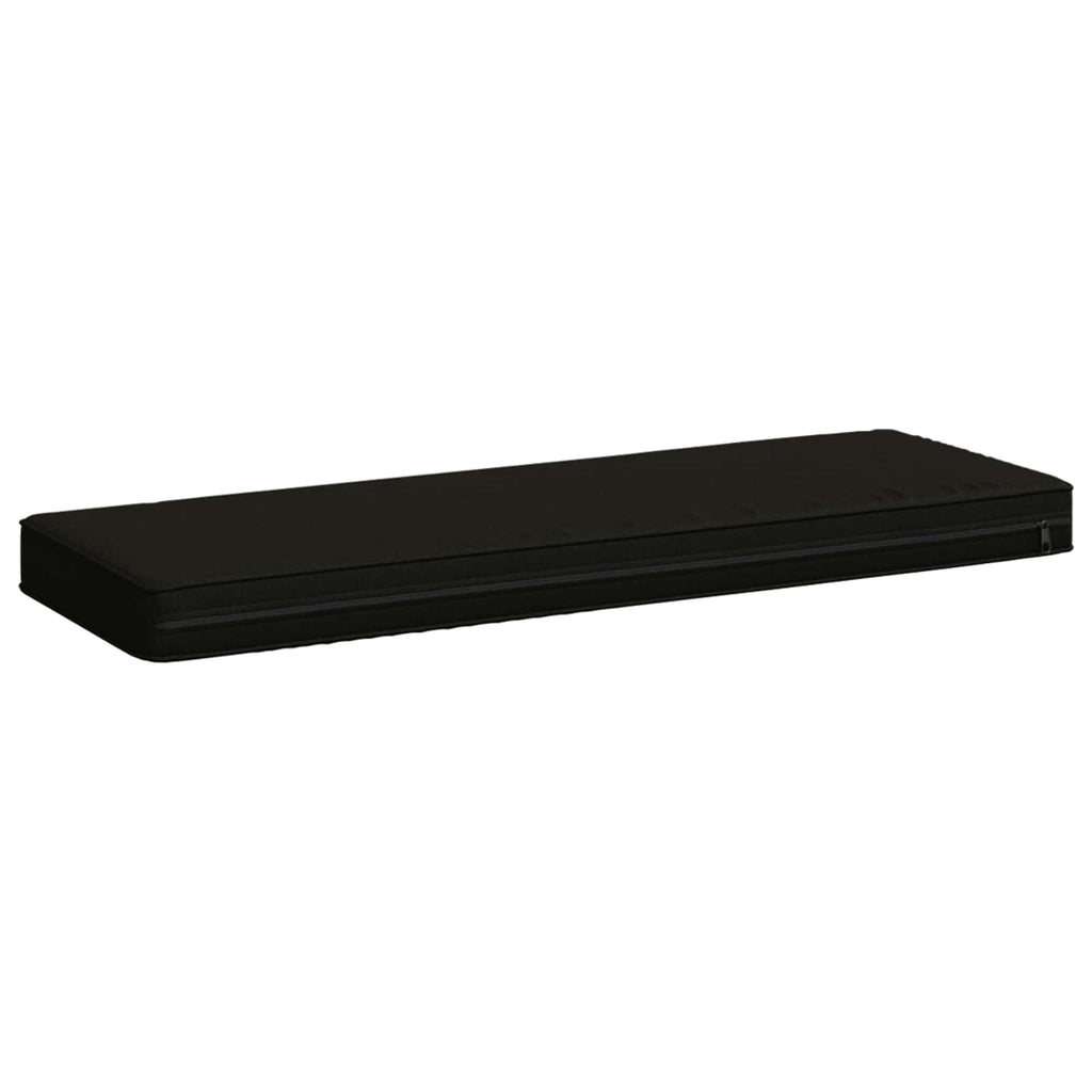 vidaXL Poduszki na ławkę 2-częściowe VUGHT 2 pcs 100% poliester Czarny