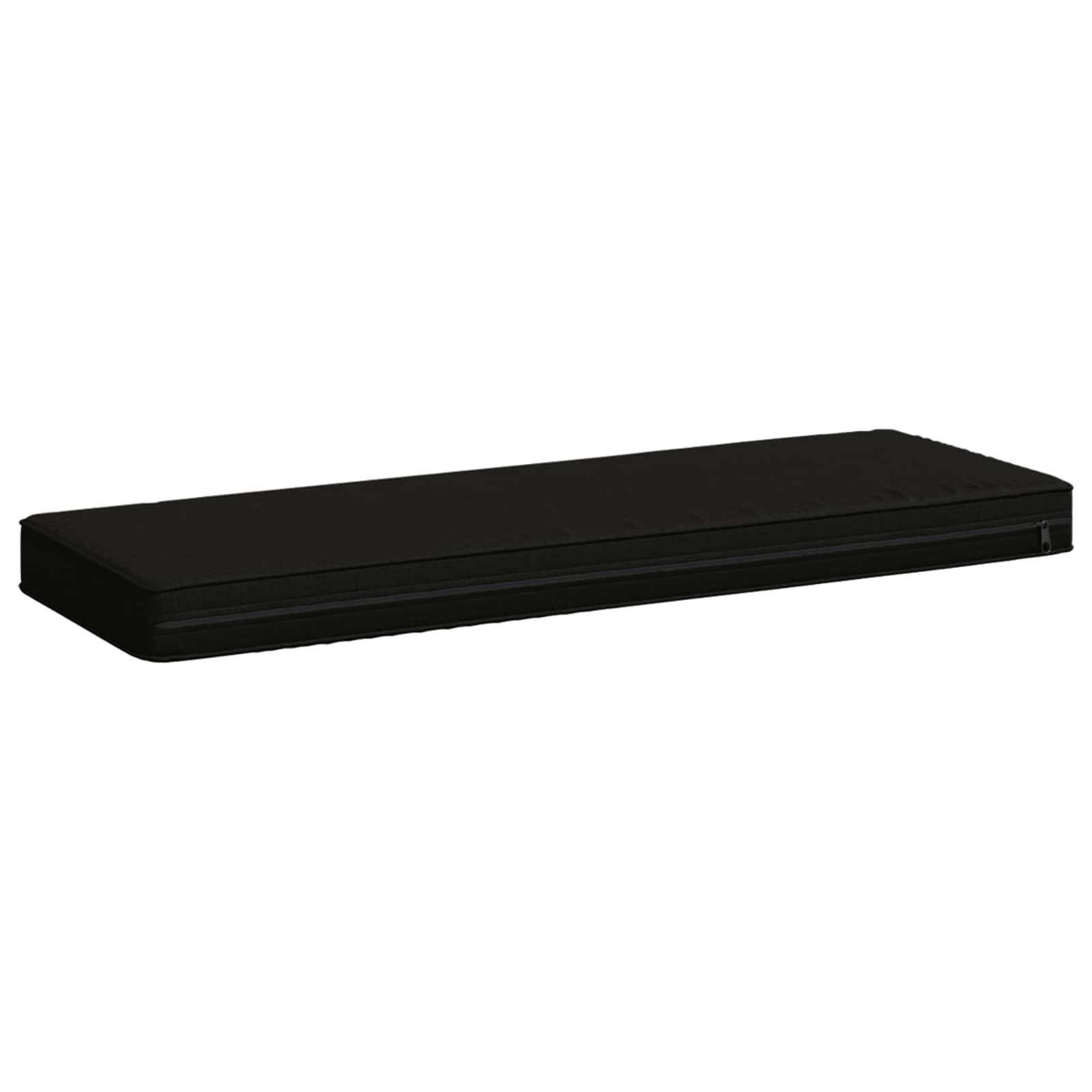 vidaXL Poduszki na ławkę 2-częściowe VUGHT 2 pcs 100% poliester Czarny