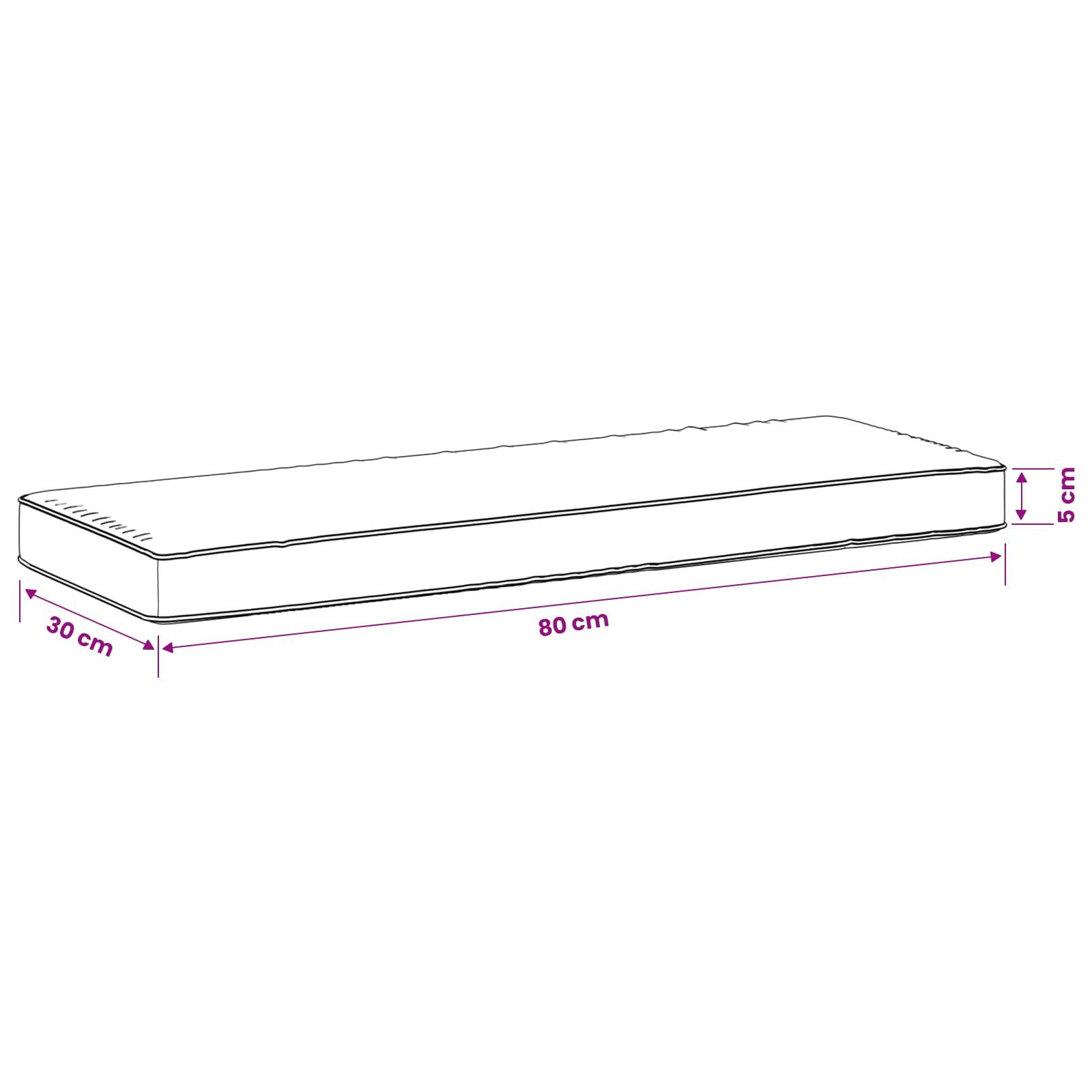 vidaXL Poduszka na ławkę 1-częściowa VUGHT 100% poliester Jasnozielony