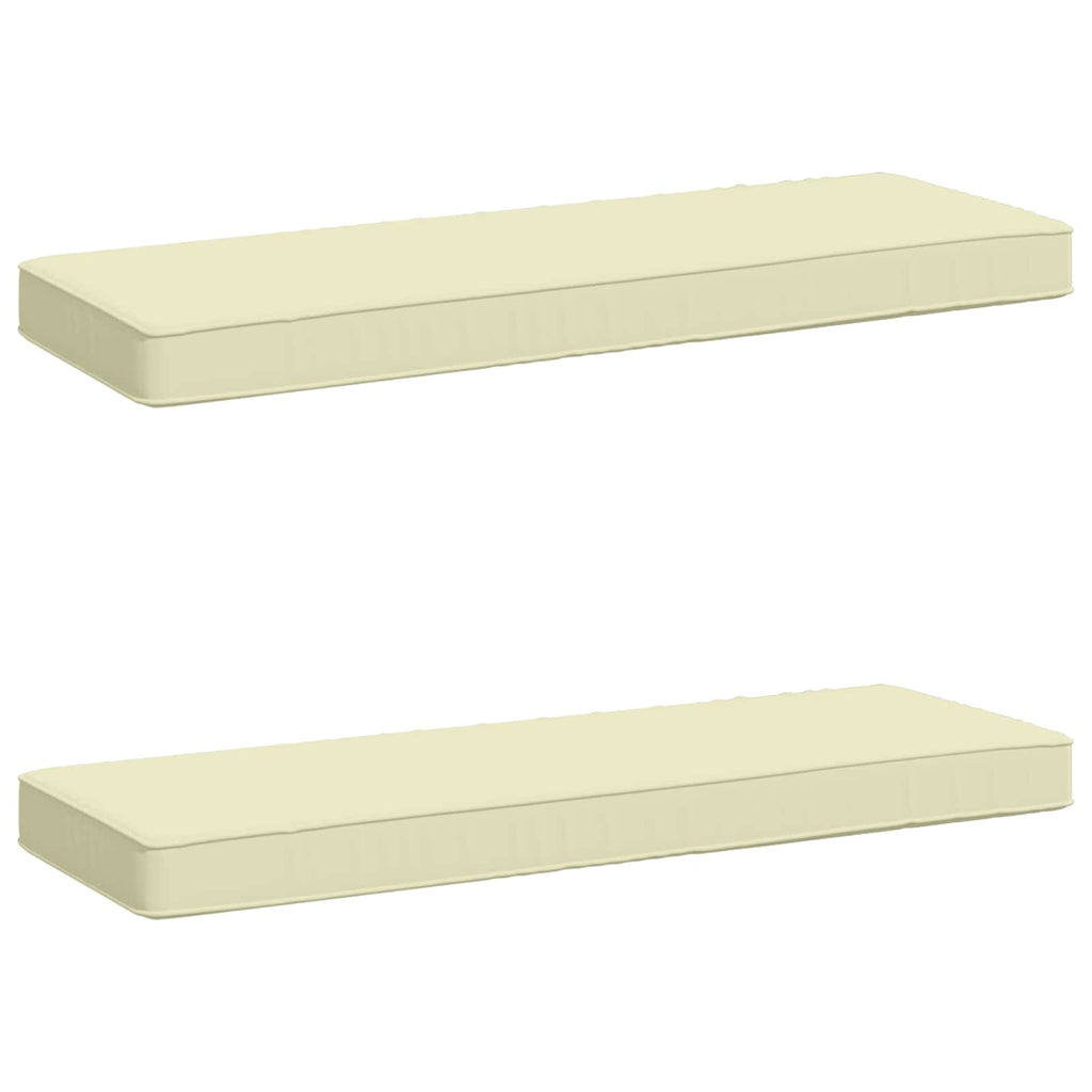 vidaXL Poduszki na ławkę 2-częściowe VUGHT 2 pcs 100% poliester