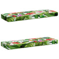 vidaXL Poduszki na ławkę 2-częściowe VUGHT 2 pcs 100% poliester
