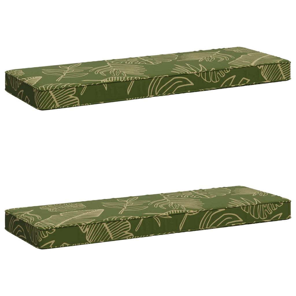 vidaXL Poduszki na ławkę 2-częściowe VUGHT 2 pcs 100% poliester