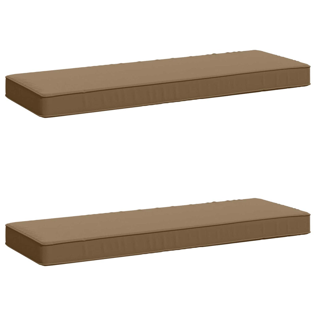 vidaXL Poduszki na ławkę 2-częściowe VUGHT 2 pcs 100% poliester