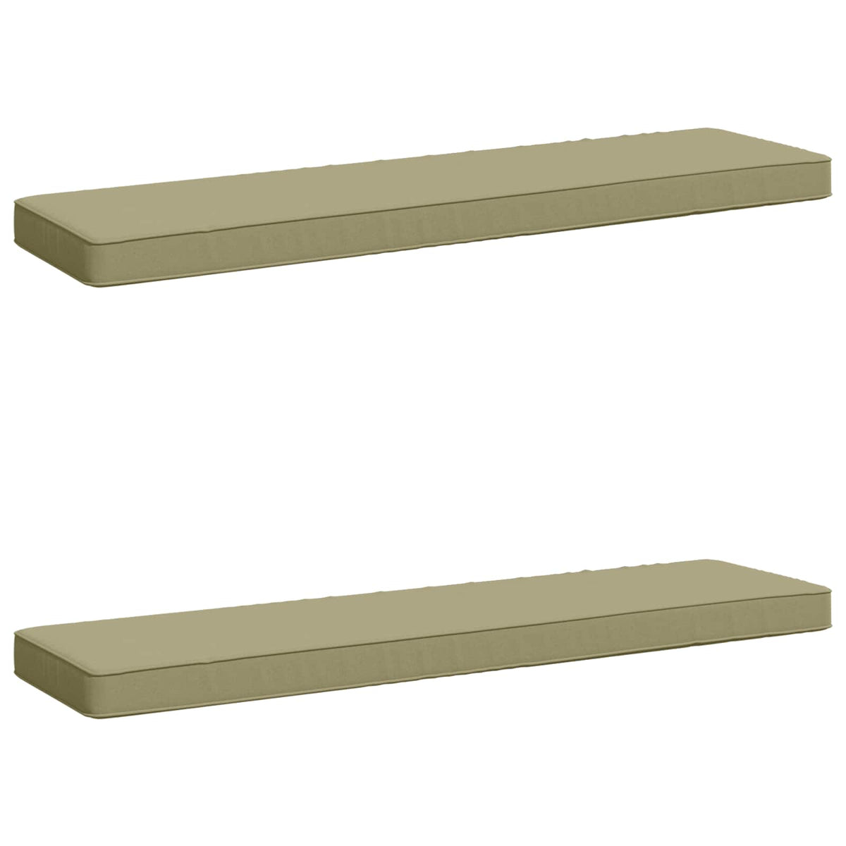 vidaXL Poduszki na ławkę 2-częściowe VUGHT 2 pcs 100% poliester