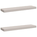 vidaXL Poduszki na ławkę 2-częściowe VUGHT 2 pcs 100% poliester Biały