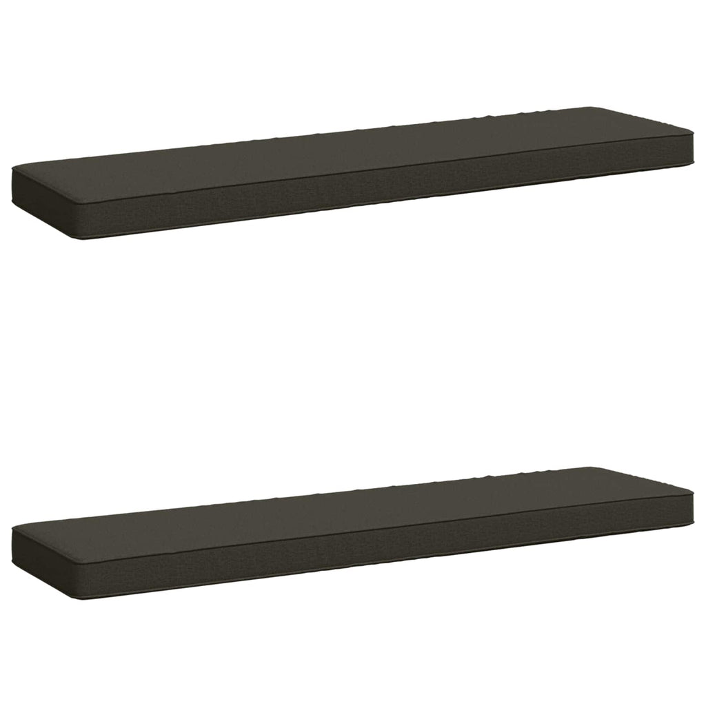 vidaXL Poduszki na ławkę 2-częściowe VUGHT 2 pcs 100% poliester