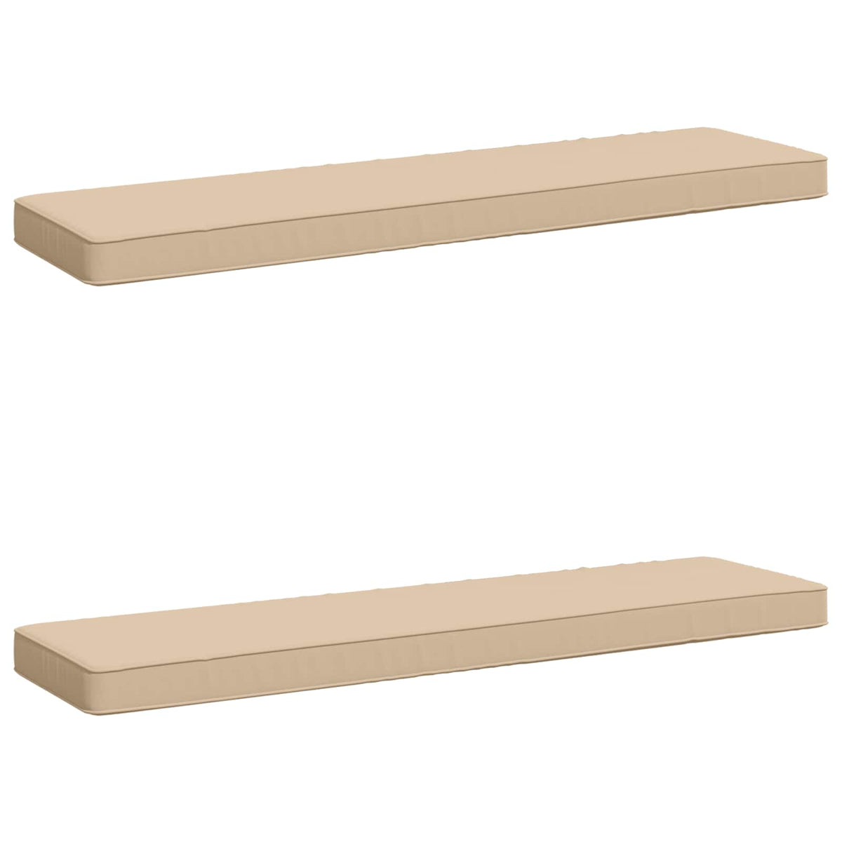 vidaXL Poduszki na ławkę 2-częściowe VUGHT 2 pcs 100% poliester