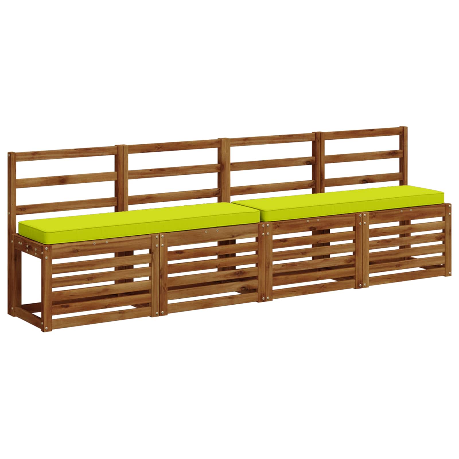 vidaXL Poduszki na ławkę 2-częściowe VUGHT 2 pcs 100% poliester