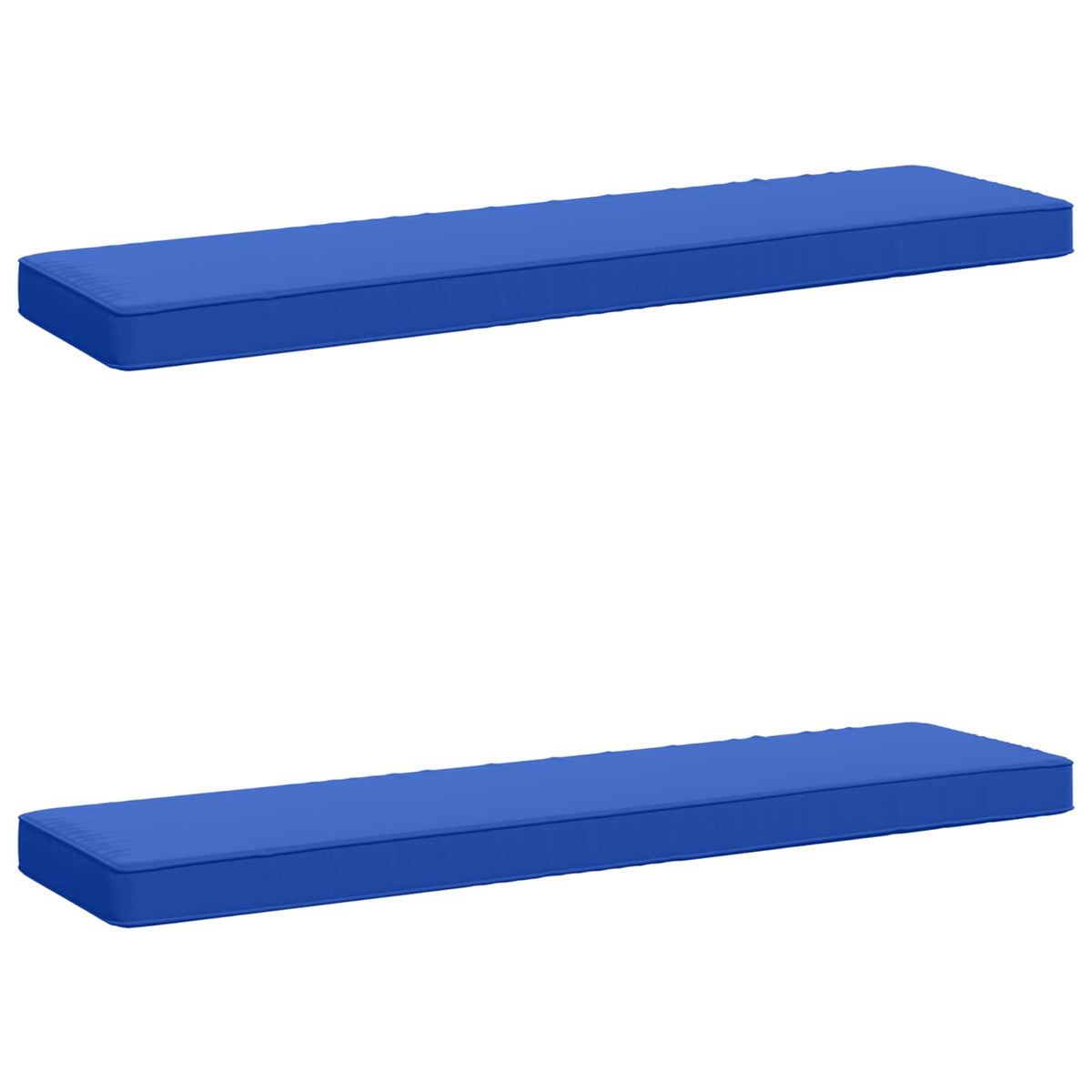 vidaXL Poduszki na ławkę 2-częściowe VUGHT 2 pcs 100% poliester