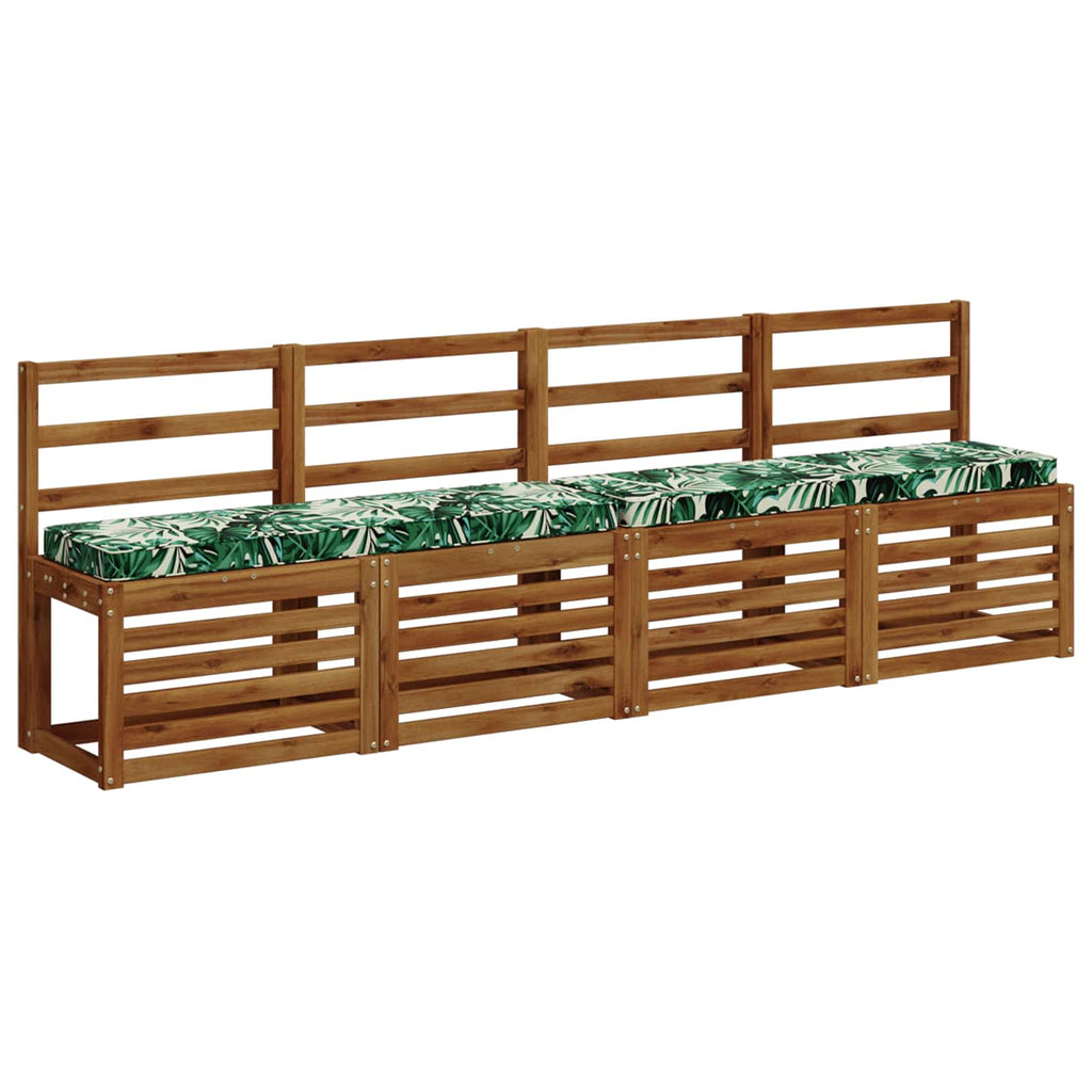 vidaXL Poduszki na ławkę 2-częściowe VUGHT 2 pcs 100% poliester