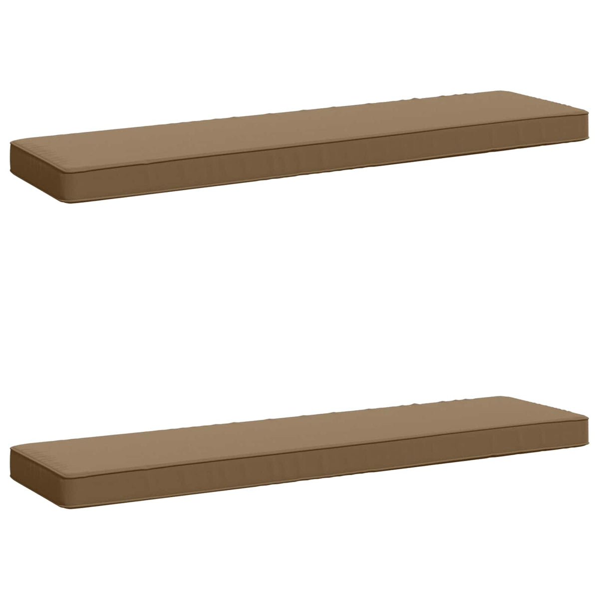 vidaXL Poduszki na ławkę 2-częściowe VUGHT 2 pcs 100% poliester