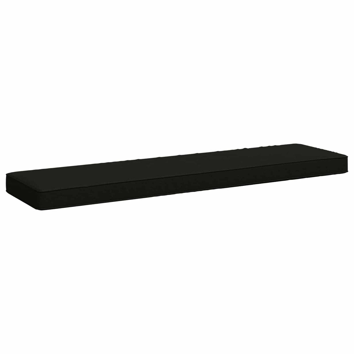 vidaXL Poduszki na ławkę 2-częściowe VUGHT 2 pcs 100% poliester Czarny