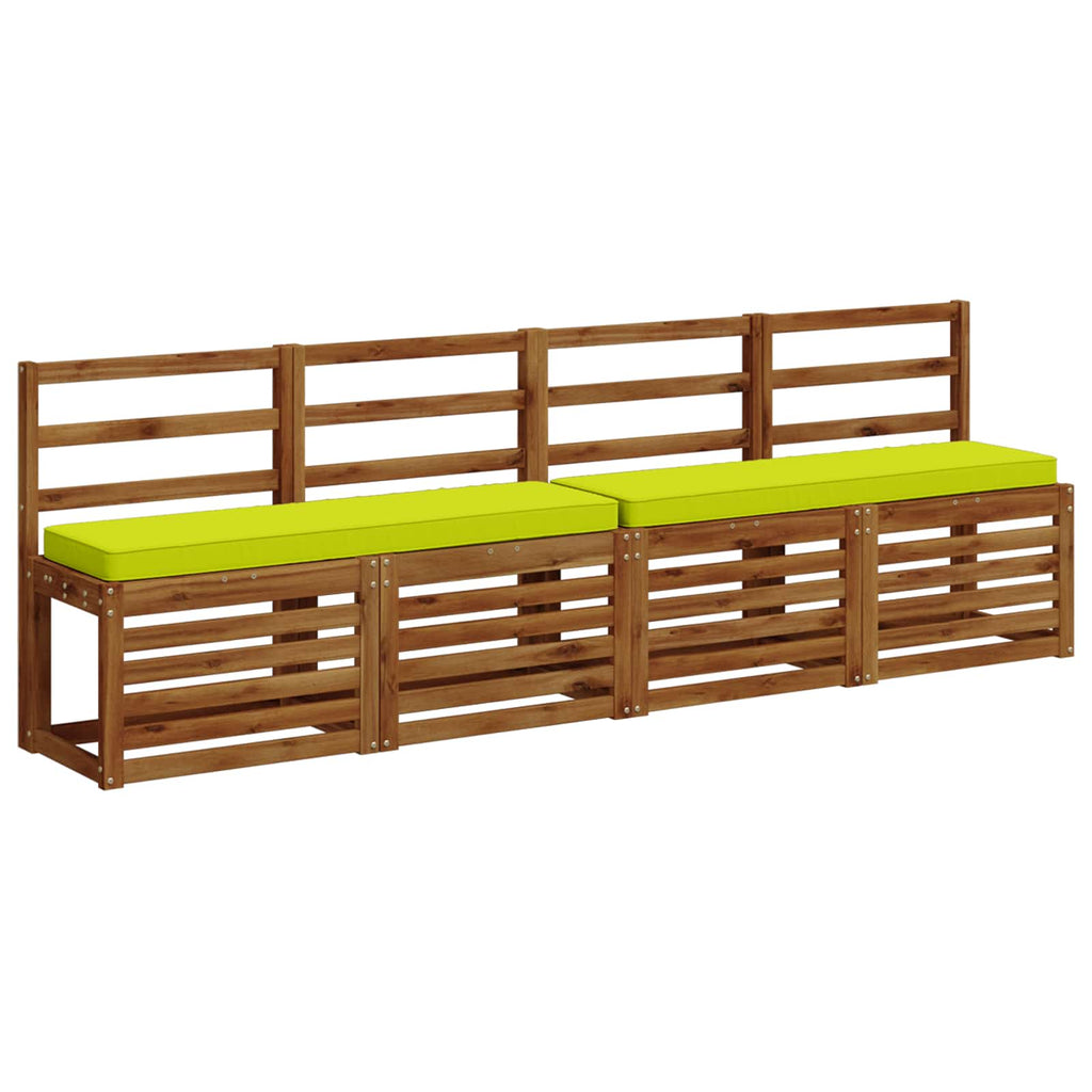vidaXL Poduszki na ławkę 2-częściowe VUGHT 2 pcs 100% poliester