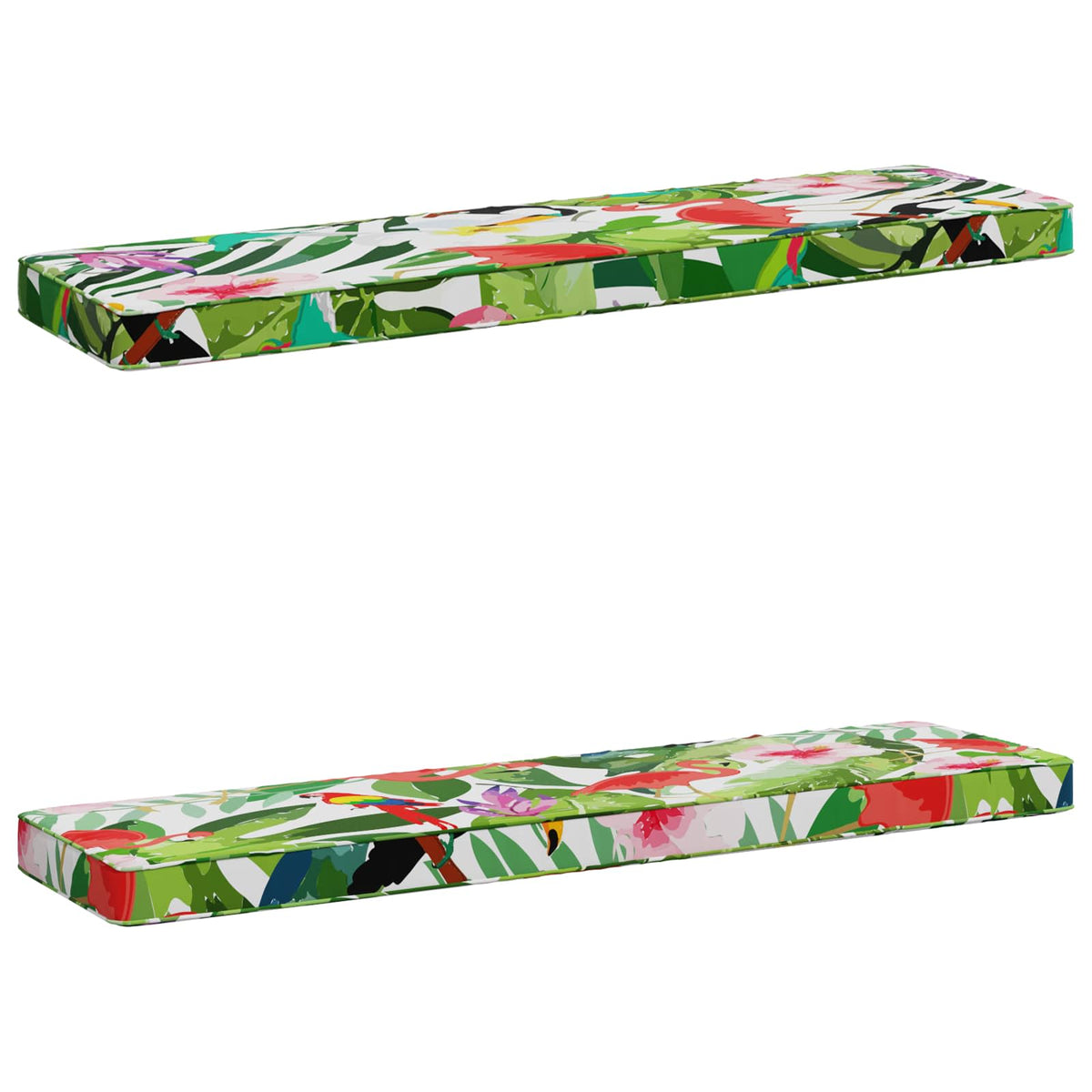 vidaXL Poduszki na ławkę 2-częściowe VUGHT 2 pcs 100% poliester