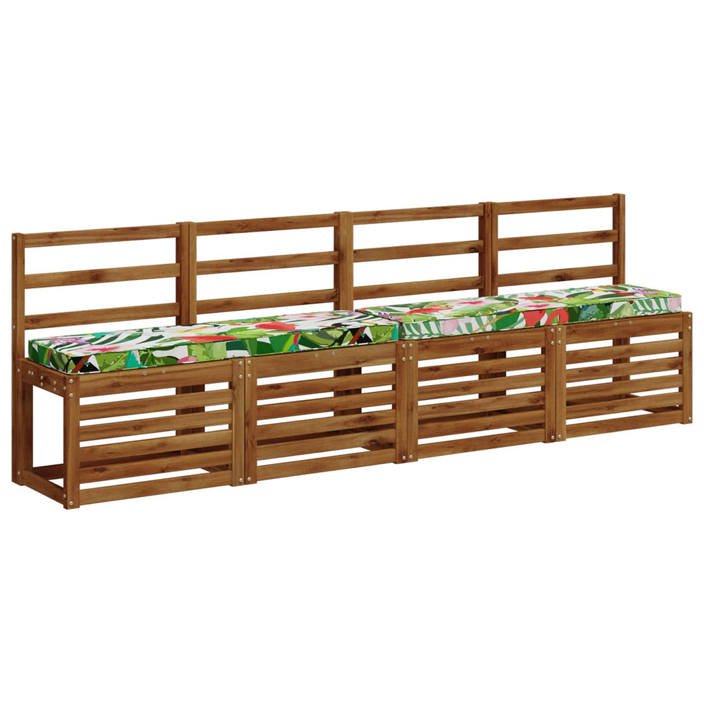 vidaXL Poduszki na ławkę 2-częściowe VUGHT 2 pcs 100% poliester