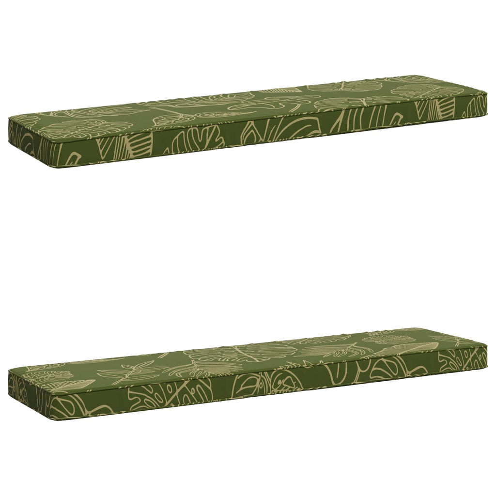 vidaXL Poduszki na ławkę 2-częściowe VUGHT 2 pcs 100% poliester