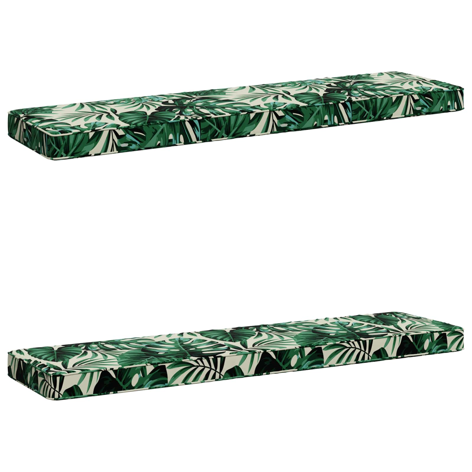 vidaXL Poduszki na ławkę 2-częściowe VUGHT 2 pcs 100% poliester