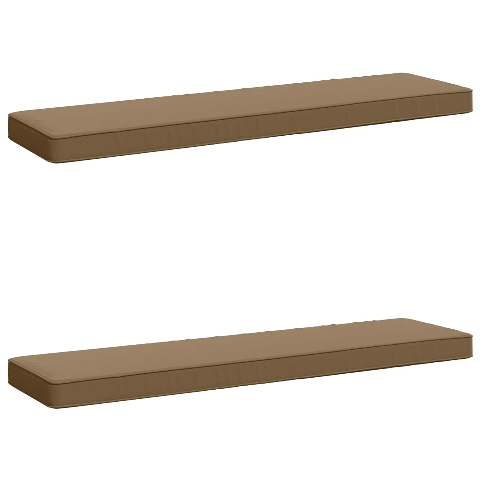 vidaXL Poduszki na ławkę 2-częściowe VUGHT 2 pcs 100% poliester