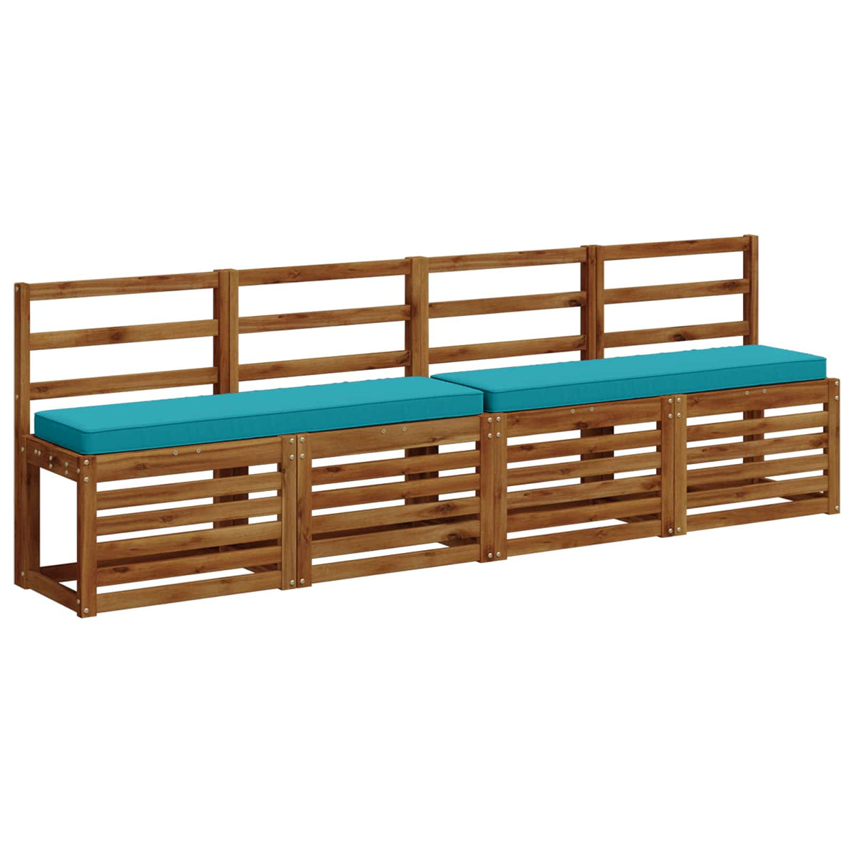 vidaXL Poduszki na ławkę 2-częściowe VUGHT 2 pcs 100% poliester