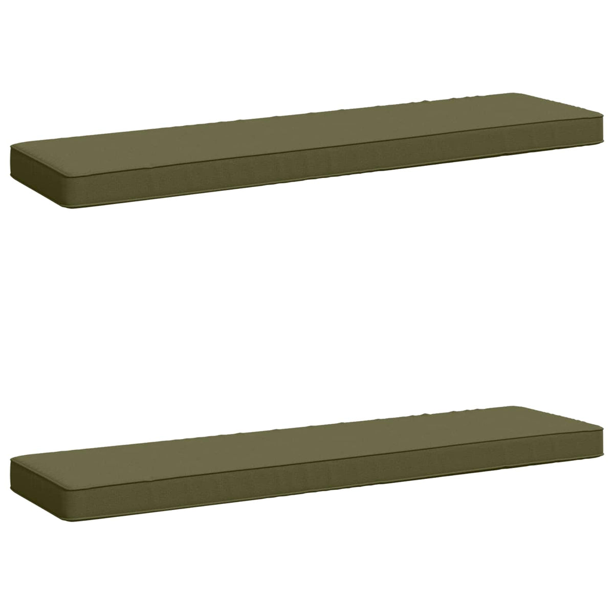 vidaXL Poduszki na ławkę 2-częściowe VUGHT 2 pcs 100% poliester