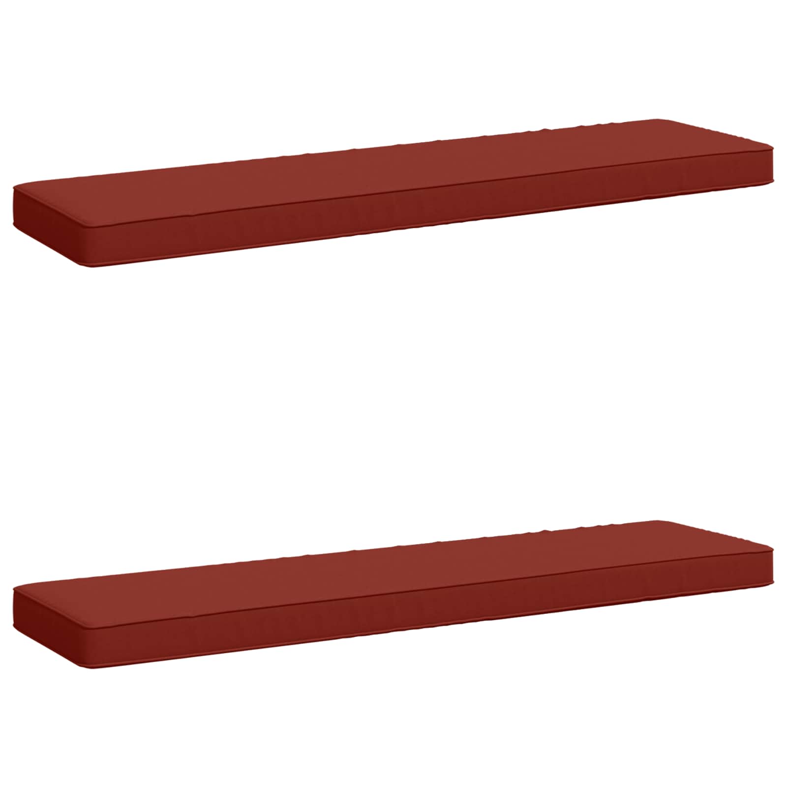 vidaXL Poduszki na ławkę 2-częściowe VUGHT 2 pcs 100% poliester