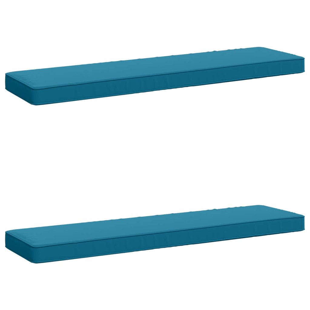 vidaXL Poduszki na ławkę 2-częściowe VUGHT 2 pcs 100% poliester