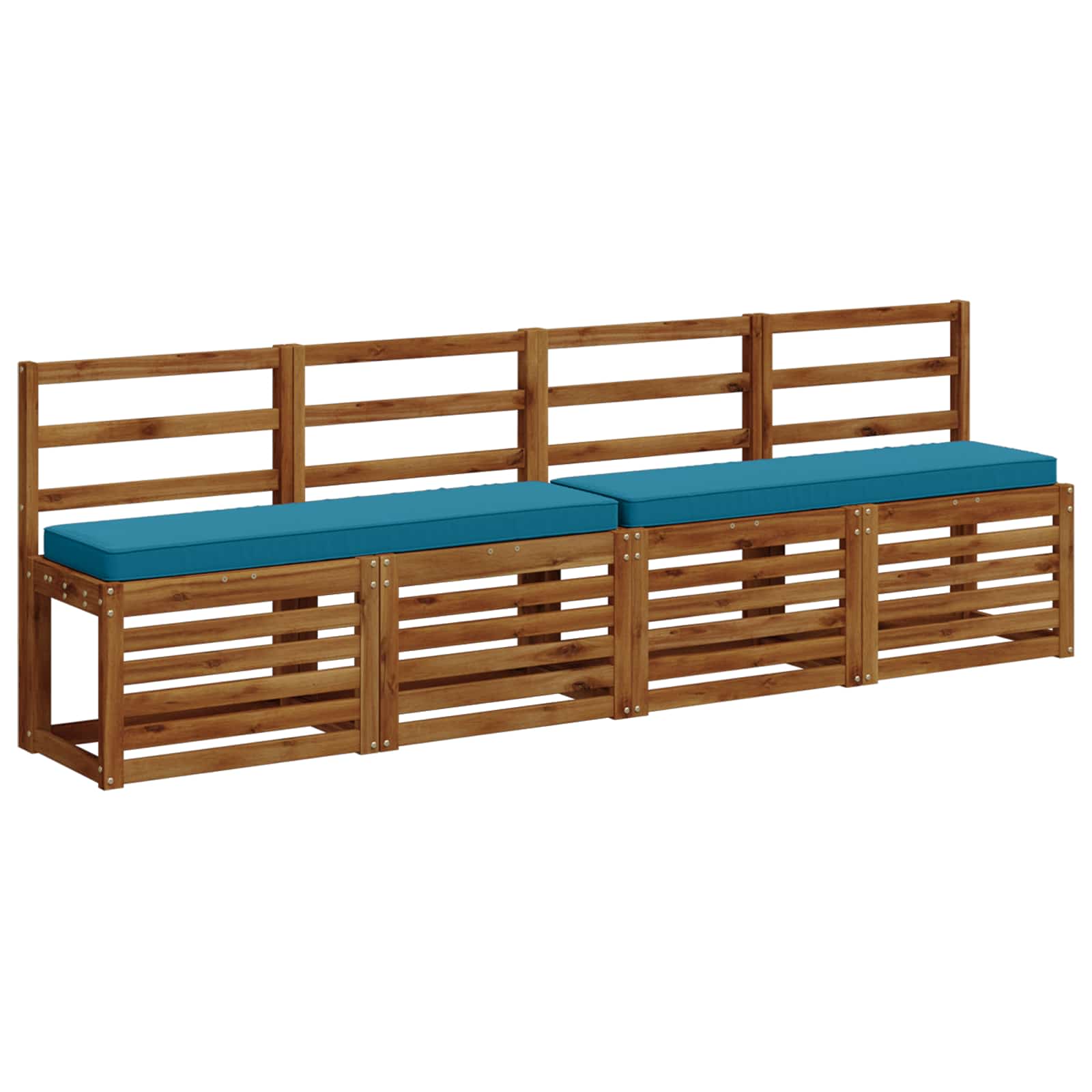 vidaXL Poduszki na ławkę 2-częściowe VUGHT 2 pcs 100% poliester