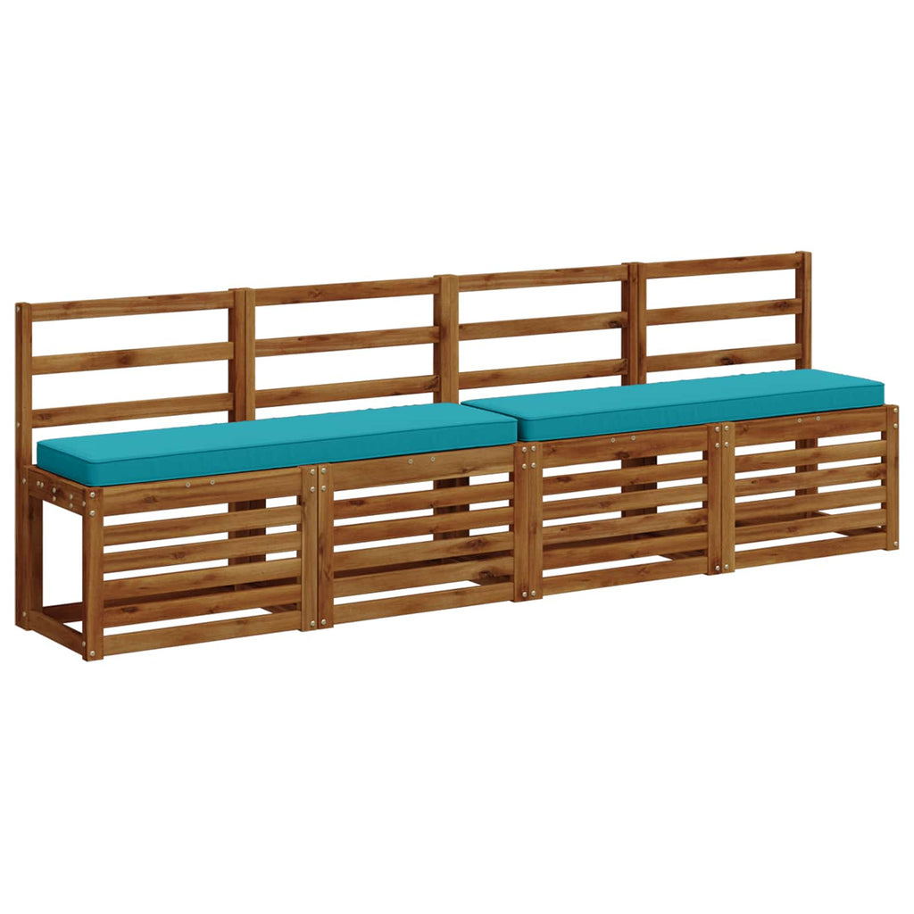 vidaXL Poduszki na ławkę 2-częściowe VUGHT 2 pcs 100% poliester