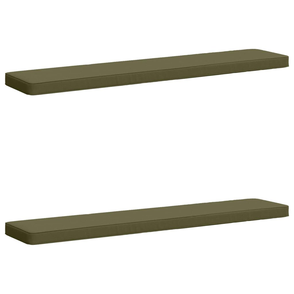 vidaXL Poduszki na ławkę 2-częściowe VUGHT 2 pcs 100% poliester