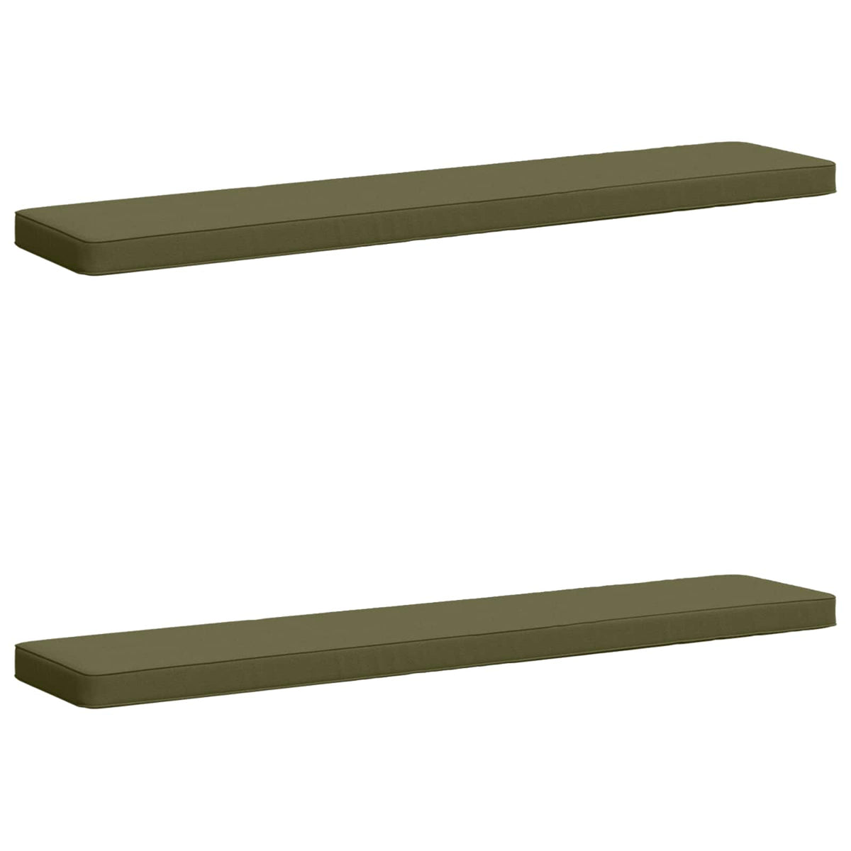 vidaXL Poduszki na ławkę 2-częściowe VUGHT 2 pcs 100% poliester